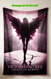 Victoria's Secret Angels and Demons Flannel Fleece Throw Blanket V047